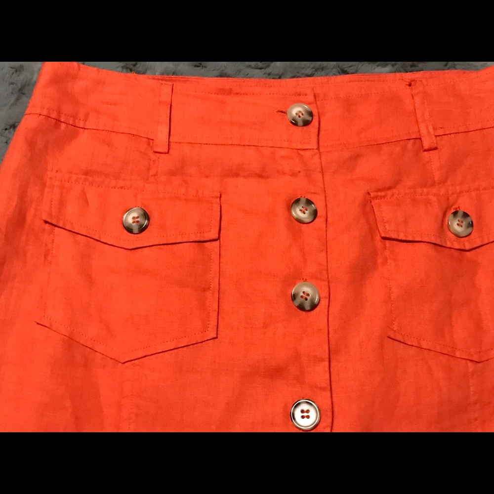 🔥Final Price🔥Love Tree linen mini skirt size L - Picture 2 of 8